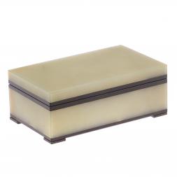 Шкатулка из нефрита 11,5х7х4,5 см