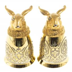 Стопки перевертыши "Заяц" 70 мл 2 шт Златоуст