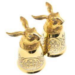 Стопки перевертыши "Заяц" 70 мл 2 шт Златоуст