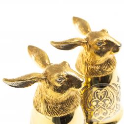 Стопки перевертыши "Заяц" 70 мл 2 шт Златоуст