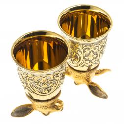 Стопки перевертыши "Заяц" 70 мл 2 шт Златоуст