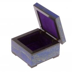 Шкатулка из лазурита 6,5х6,5х4,5 см