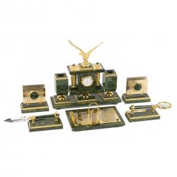 Настольный набор из нефрита "Орел"