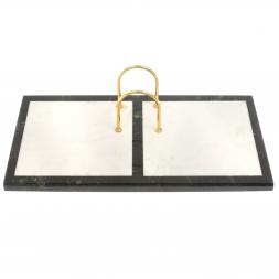 Подставка под календарь из белого мрамора