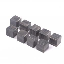 Камни для виски 9 кубиков из полосатого мрамора