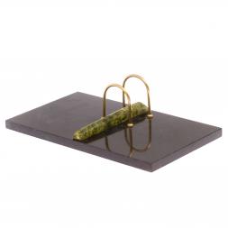 Подставка под календарь камень змеевик