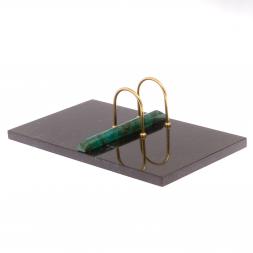 Подставка под календарь камень змеевик