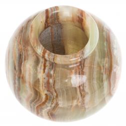 Ваза из оникса 12х12х12,5 см (5)