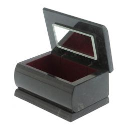 Шкатулка из змеевика 10х7х5,5 см