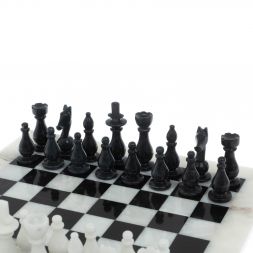 Шахматы &amp;quot;Люкс&amp;quot; из мрамора доска 30х30 см