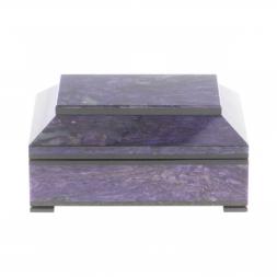 Ларец из чароита "Симфония" 14х9х6,5 см