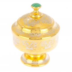 Чайный набор "Малахитовый" в подарочной коробке Златоуст