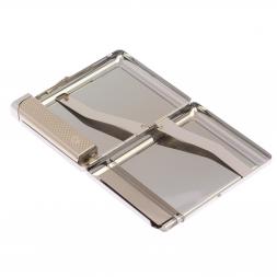 Портсигар на 20 сигарет с зажигалкой камень зеленый апатит