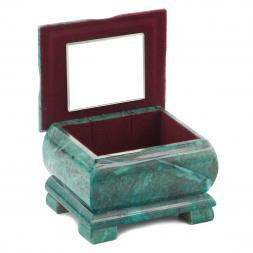 Шкатулка с расписной крышкой Рассвет 10х8х7 см