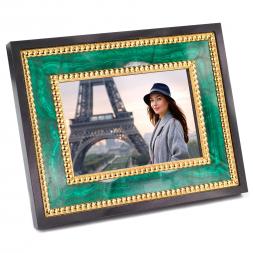 Рамка из малахита для фото 15х10 см