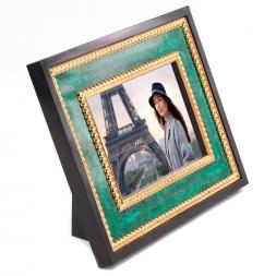 Рамка из малахита для фото 15х10 см