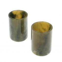 Набор стопок из нефрита 2 шт 4х5,5 см 50 мл