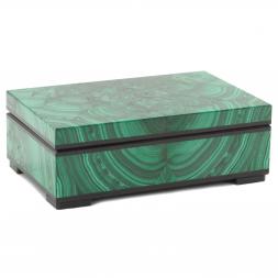 Малахитовая шкатулка &amp;quot;Классическая&amp;quot; 11х7х4,5 см