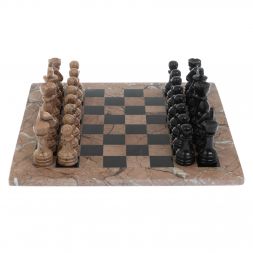 Шахматы "Виктория" из мрамора 30х30 см