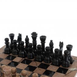 Шахматы "Виктория" из мрамора 30х30 см
