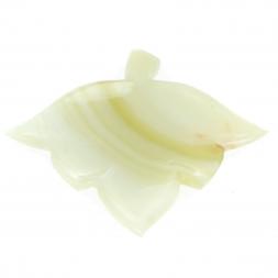 Пепельница &quot;Кленовый лист&quot; из оникса 11х11х1,5 см (3)