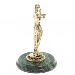 Статуэтка "Фемида" на подставке из змеевика