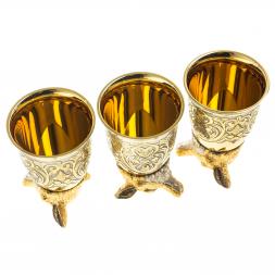 Стопки перевертыши "Лиса" 70 мл 3 шт Златоуст