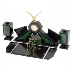 Настольный набор из нефрита "Орел"