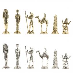 Шахматы "Древний Египет" доска 40х40 см креноид змеевик