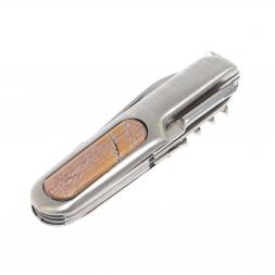 Нож мультитул складной 7 в 1 с камнем яшма