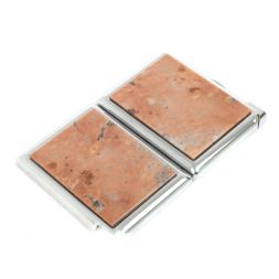 Портсигар на 20 сигарет с зажигалкой камень пегматит