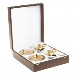 Кофейный / чайный набор &amp;quot;Малахит&amp;quot; на 2 персоны 200 мл Златоуст