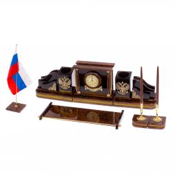 Настольный набор руководителя "Версаль" обсидиан