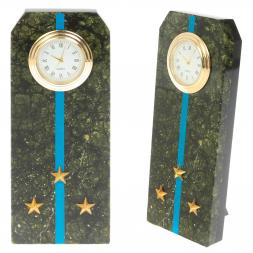 Часы "Погон старший лейтенант ВВС, ВКС, ВДВ" серпентинит