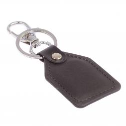 Брелок для ключей с накладкой из зеленого флюорита