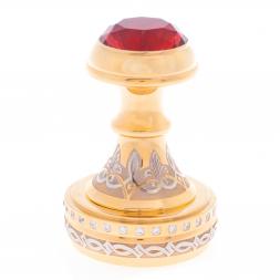 Оснастка для печати &amp;quot;Рубин&amp;quot; круглая в подарочной коробке Златоуст