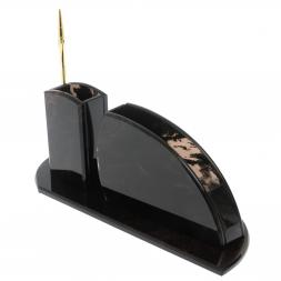 Письменный набор &amp;quot;Универсал&amp;quot; камень обсидиан