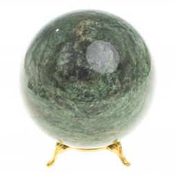 Шар из темно-зеленого змеевика 10 см