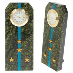 Часы "Погон капитан ВВС, ВКС, ВДВ" серпентинит