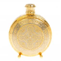 Набор фляжка с тремя стопками "Охотники" Златоуст