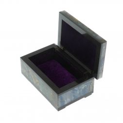 Шкатулка из камня лабрадор 10х6,5х5 см