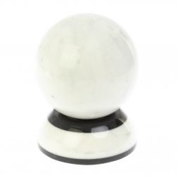Шар 10 см на подставке из белого мрамора