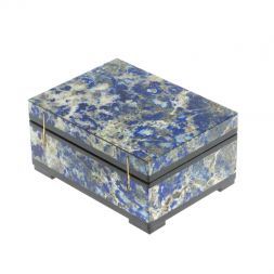 Шкатулка из афганского лазурита 10х7,5х5 см