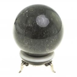 Шар камень лабрадорит 8 см на подставке