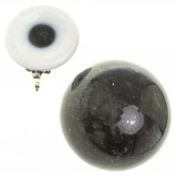 Шар камень лабрадорит 8 см на подставке