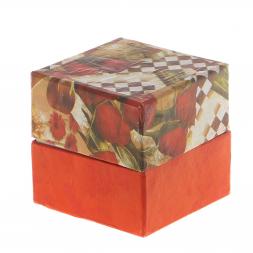 Часы «Яблоко» из белого оникса 7×9 см (3)