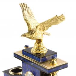 Настольный набор из лазурита "Орел"