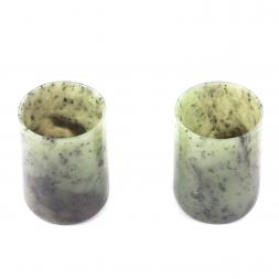 Стопка из камня нефрит 50 мл 38х53 мм