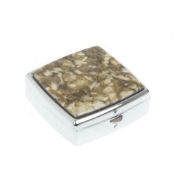 Таблетница на 2 отсека камень жельбертит