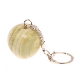 Брелок "Яблоко" из зеленого оникса